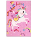 GREETING CARDS,Age 3 Female 6's Unicorn