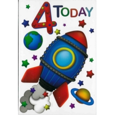 AGE 4 CARDS,Male 6's Space