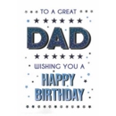 GREETING CARDS,Dad 6's Stars & Text