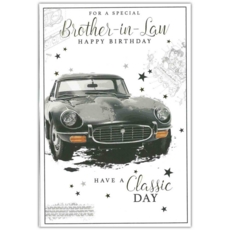 BIRTHDAY CARDS,Brother in Law 6's Sports Car