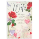 BIRTHDAY CARDS,Wife 6's Floral