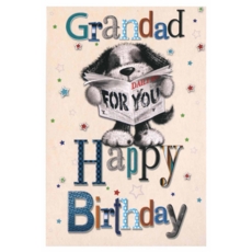 BIRTHDAY CARDS,Grandad Dog Reading Newspaper