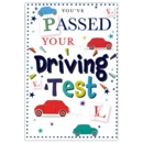 GREETING CARDS,Driving Test Pass 6's Car, Lights & Cone
