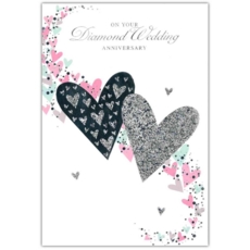 GREETING CARDS,Your Diamond Anni.6's Hearts