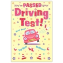 DRIVING TEST PASS CARDS, 6's Female Car, Cones & L-Plates