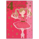GREETING CARDS,Age 4 Female 12's Ballet