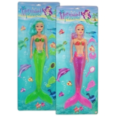 DOLL,Mermaid Princess 50cm 2 Asst.I/cd