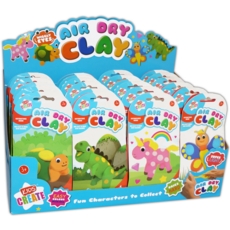 AIR DRY CLAY,4 Assorted H/pk CDU