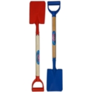 SPADE,Metal Head,Wooden Shaft Plastic Handle,29in 2 Asst Col