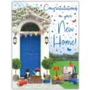 GREETING CARDS,New Home 6's Blue Front Door