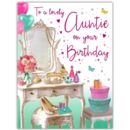 BIRTHDAY CARDS,Auntie 6's Dressing Table (Was 1.49)
