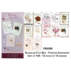 SILVERLINE FLAT BOX,Always & Forever,Anniversary Asst