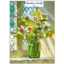 GREETING CARDS,Blank 6's Daffodils in Vase