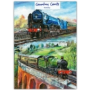 GREETING CARDS,Birthday 6's Classic Locomotives