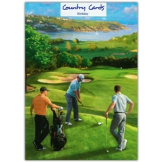 GREETING CARDS,Birthday 6's Golf