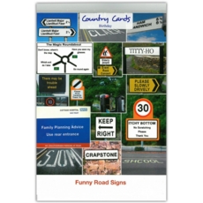 GREETING CARDS,Birthday 6's Funny Road Signs