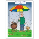 GREETING CARDS,Birthday 6's Under the Umbrella