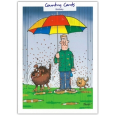 HUMOUR CARDS, 6's Under the Umbrella