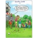 GREETING CARDS,Blank 6's Her Game is Dreadful, Golf