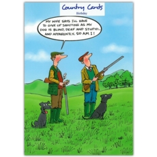 BIRTHDAY CARDS,Humour 6's Blind, Deaf & Stupid