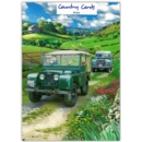 GREETING CARDS,Blank 6's Landrovers