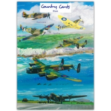 GREETING CARDS,Blank 6's World War II Planes