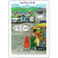 HUMOUR CARDS, 6's Revenge on the Shearer