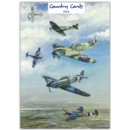 GREETING CARDS,Blank 6's Spitfires