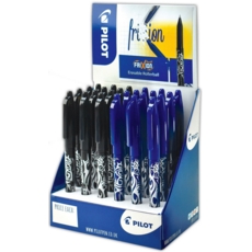 ROLLERBALL PEN,Frixion Erasable Blue & Blk CDU(Pilot)