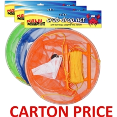 CRAB DROP NET,30cm Two Metal Rings (Multi Carton Price3x48)