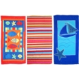 BEACH TOWEL,Asst.Designs In Bag (WAS £6.99)