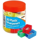 PENCIL SHARPENER,Plastic In Tub