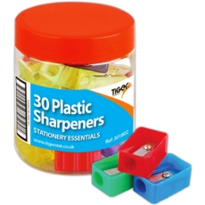 PENCIL SHARPENER,Plastic In Tub