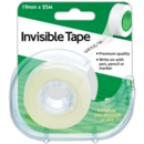 INVISIBLE TAPE,19x25m Disp. Matt Finish,Write On,I/cd