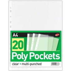 POLY POCKETS,A4 20's (Club)