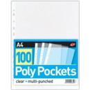 POLY POCKETS,A4 100's (Club)