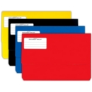 DOCUMENT WALLET,Bright Cols. Asst. Foolscap