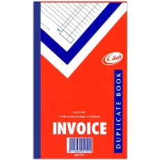 DUPLICATE BOOK,Invoice 8x5/213x125mm (Club)    K57779