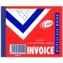 DUPLICATE BOOK,Invoice 4x5/106x125mm (Club)