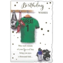 GREETING CARDS,Birthday 6's Male Sport (Was 1.15)