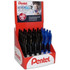 ROLLERBALL PEN,Energel X Blue & Black CDU (Pentel)