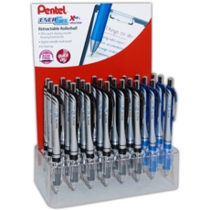 ROLLERBALL PEN,Energel XM Blue & Black CDU (Pentel)