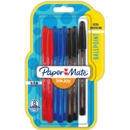 BALL PEN,InkJoy Blk,Blu,Red Asst 8's,Med I/cd Papermate