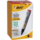 PERMANENT MARKER,Red  Chisel Tip,Loose Bxd. 2300 (Bic)