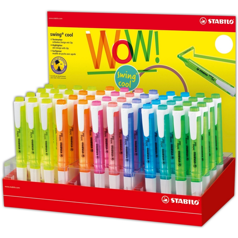 HIGHLIGHTER,Swing Asst.8 Cols CDU (Stabilo)