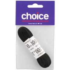 LACES,Boot Black (1 Pair) 100cm I/cd