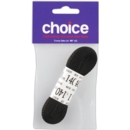 LACES,Football Black (1 Pair) 140cm I/cd