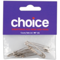 SAFETY PINS,Chrome I/cd