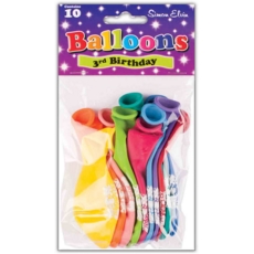BALLOONS, 3 Today, 10's