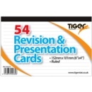 REVISION & PRESENTATION CARDS White 6x4 54's